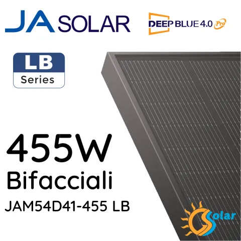 JASolar JAM54D41-455 LB Bifacciale Full Black