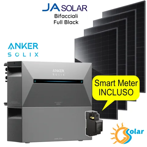 Kit ANKER Solix E2700 PRO +4 pannelli + bat