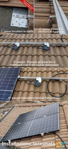 Procedura installazione su Tetto con Tegola