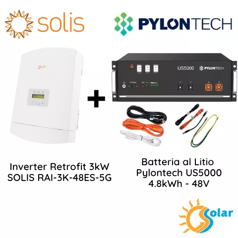 Retrofit SOLIS + Pylontech US5000