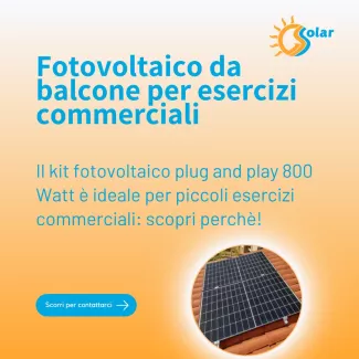 Mini Fotovoltaico  per Attività commerciali