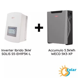 Sistema di Accumulo in Retrofit - 5.3Wh Litio
