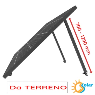 Supporto regolabile 30-60deg per fotovoltaico