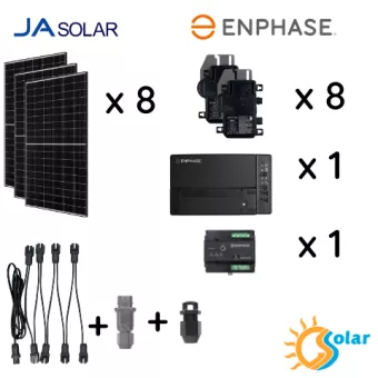 Kit Fotovoltaico 3.3kW Enphase - JA Solar
